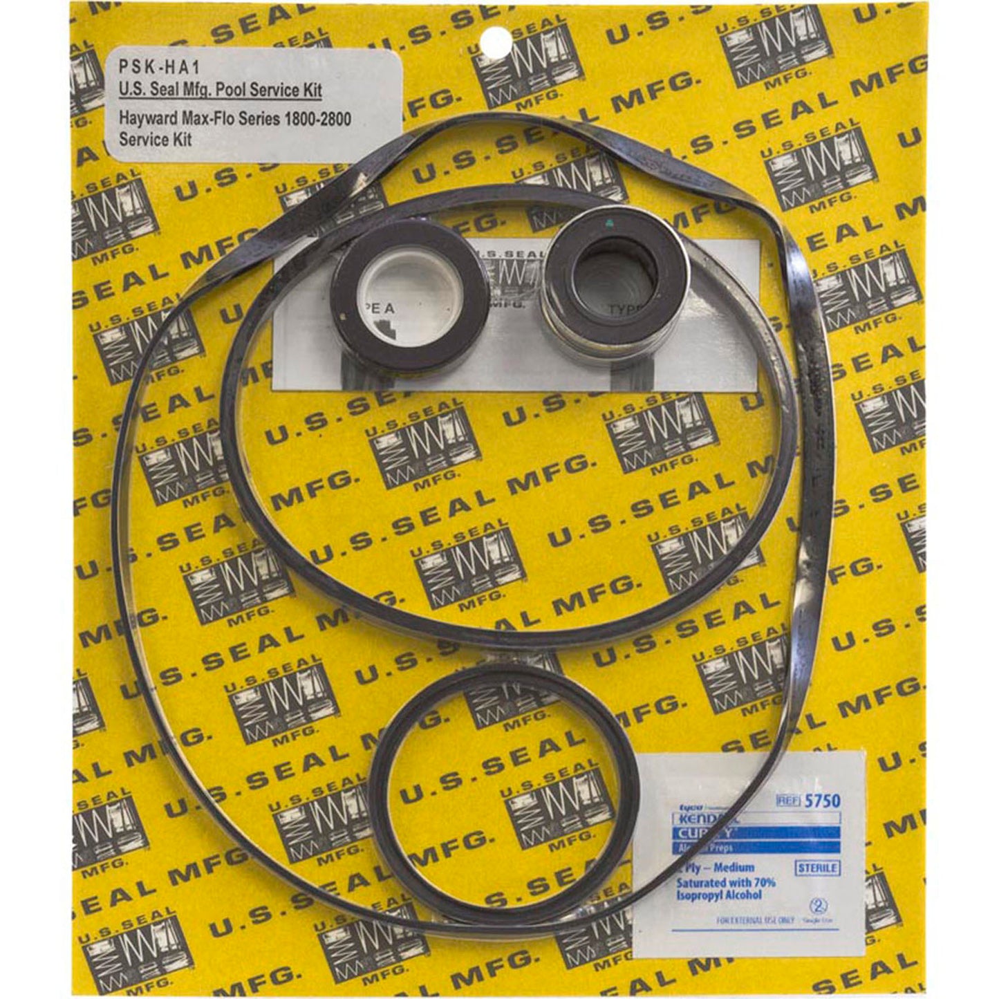 Pump Rebuild Kit, Hayward 1800/2800 Series, with Viton Seal