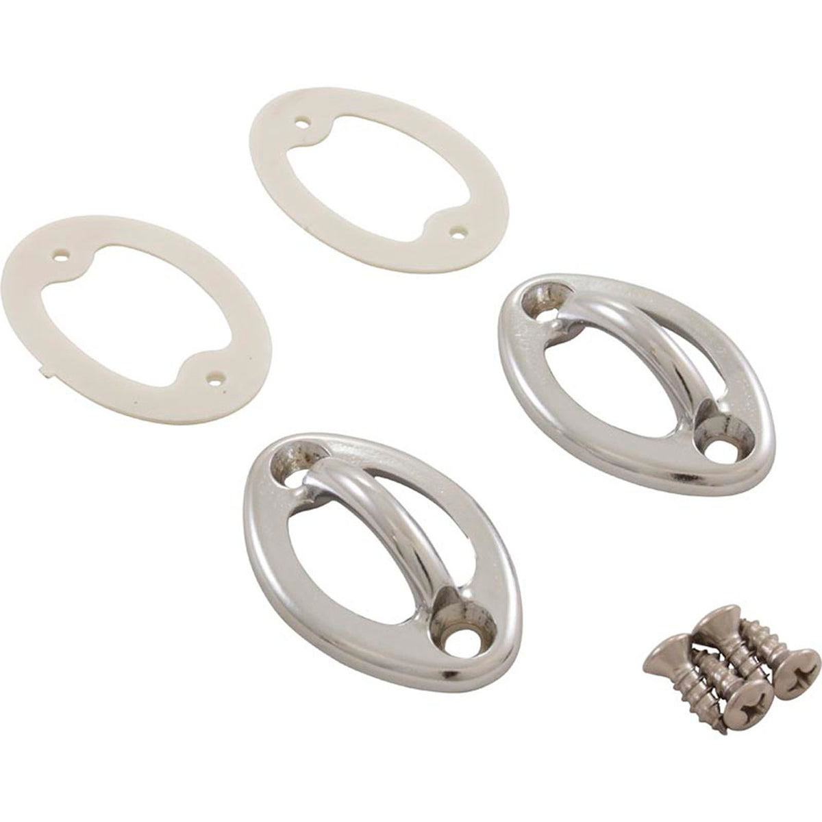 Rope Eye, Oval/ Flat Copings, 2 Pack