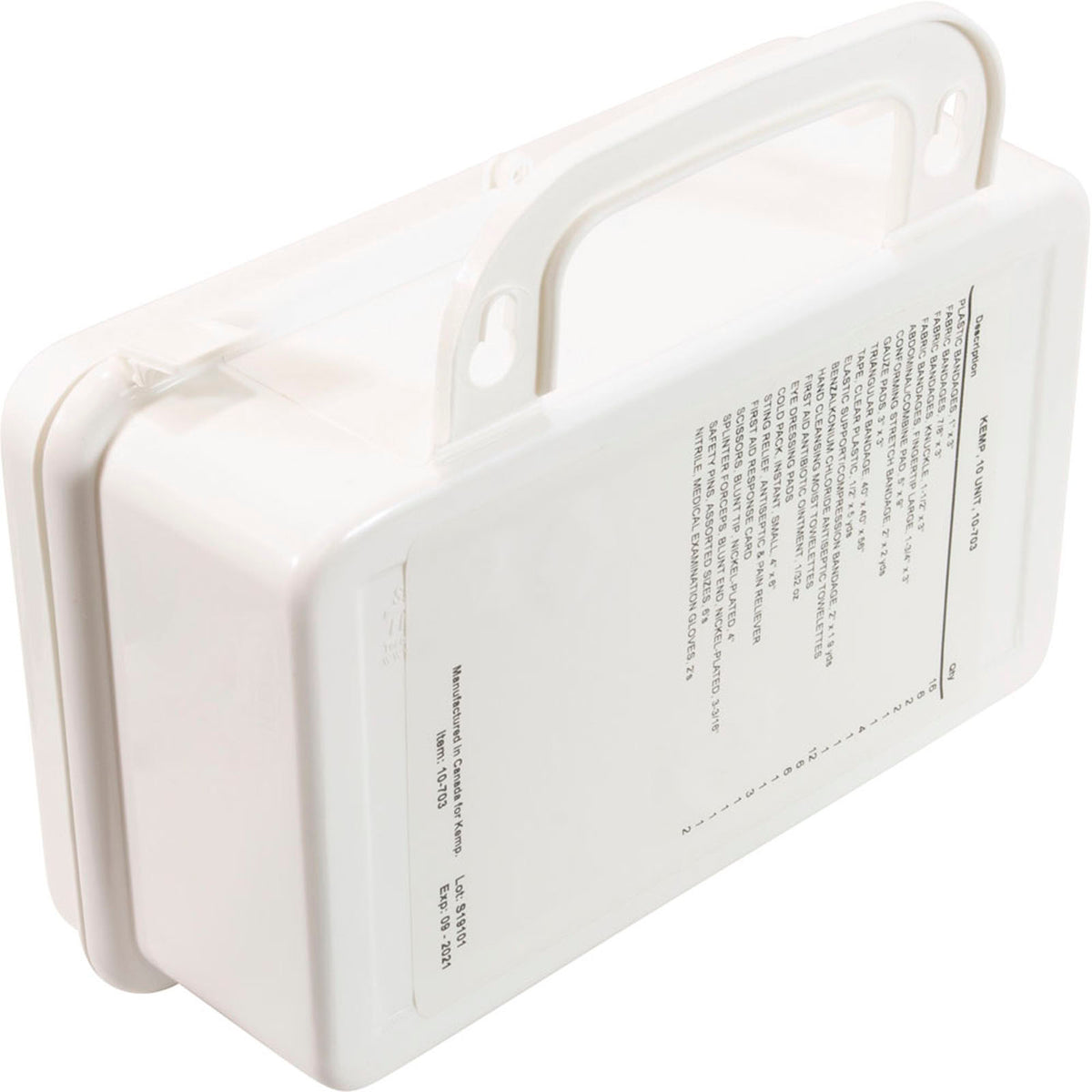 First Aid Kit, Kemp, 10 Person Unit