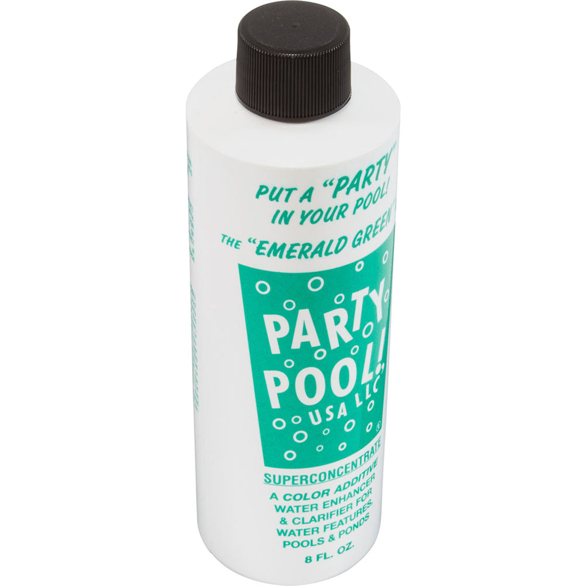 Pool color Additive, Party Pool, 8oz Bottle, Emerald Green