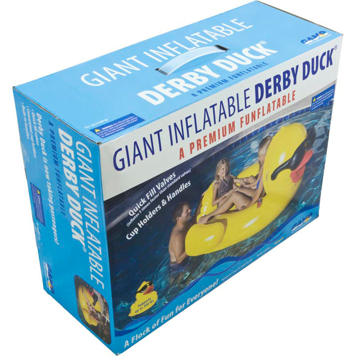 Pool Inflatable, GAME Giant Inflatable Derby Duck