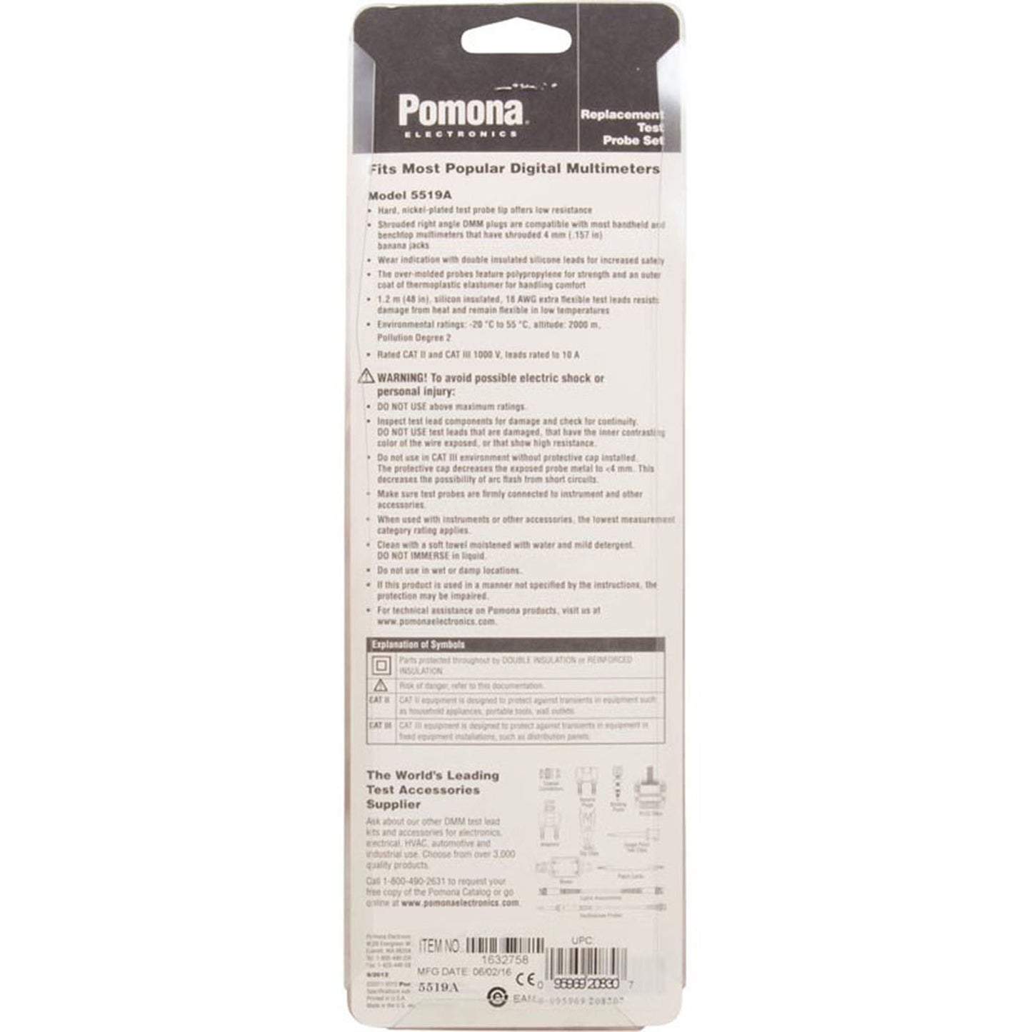 Tool, Multimeter Test Lead Set, DMM Plugs