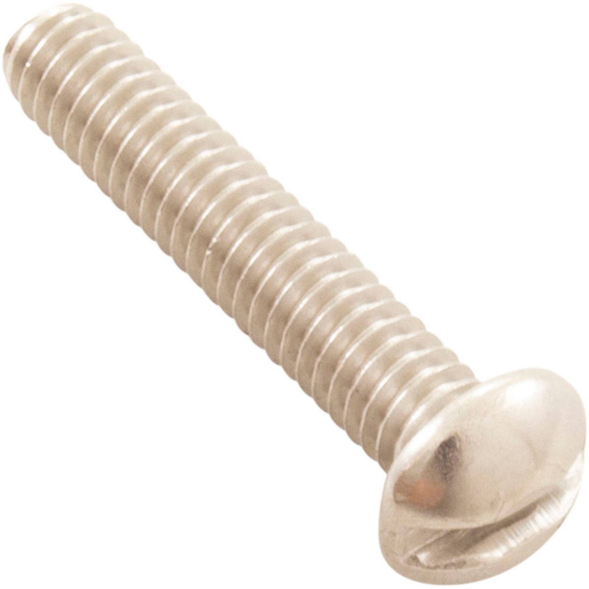 Screw, 8-32 x 1", Pan, Slot, SS