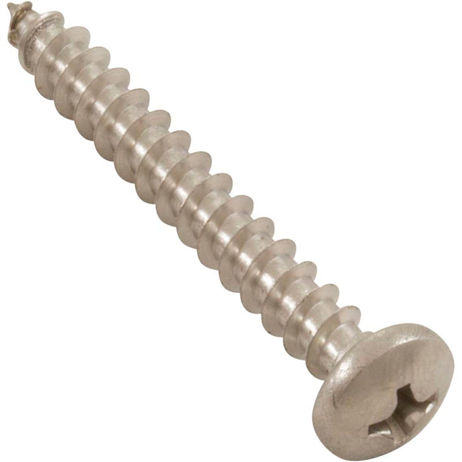 Screw, 10 x 1-5/8", Pan, Phillips, SS