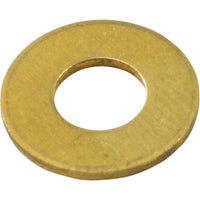 Washer, 1/4" id x 9/16" od, 1/32" Thick, Brass
