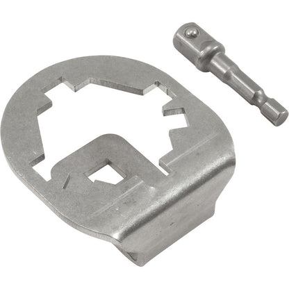 Tool, Socket, 3 and 4-Lobe Clamp Knob, Stainless Steel