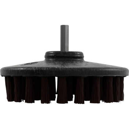 Drill Brush, Useful Products, 5" Ultra-Stiff Bristle, Black