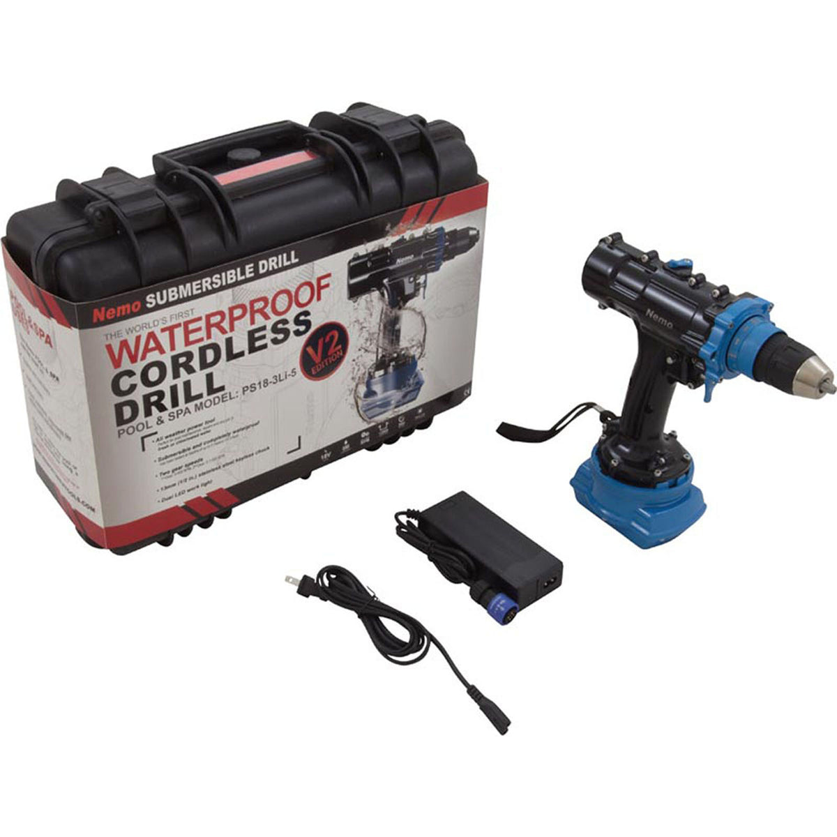Underwater Drill, Nemo Power Tools Pool & Spa, 16 Foot Depth
