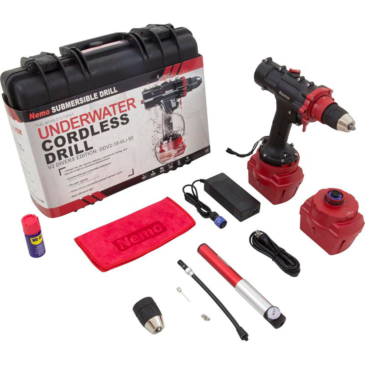 Underwater Drill, Nemo, Diver Model, 164 Ft Depth, 6Ah