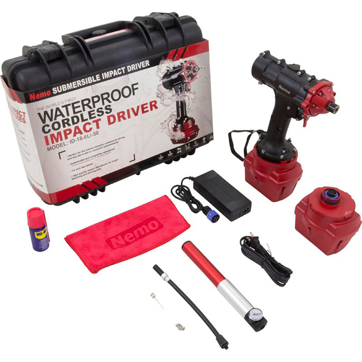 Underwater Impact Driver, Nemo, 164 Foot Depth, 6Ah