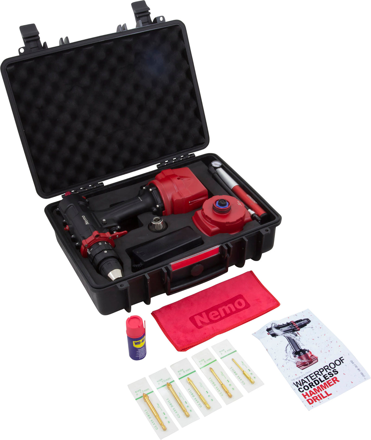 Underwater Hammer Drill, Nemo, 164 Foot Depth, 6Ah