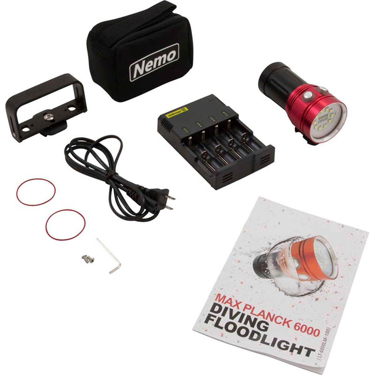 Diving Floodlight, Nemo Power Tools, Max Planck 6000, LED, Wht