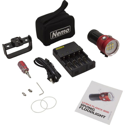 Diving Floodlight, Nemo Power Tools, Max Planck 8000, LED, Wht