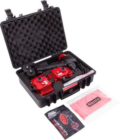 Boat Hull Cleaner, Nemo, 50M, 18V, (2) 10Ah Li-Io, w/ Brush Set