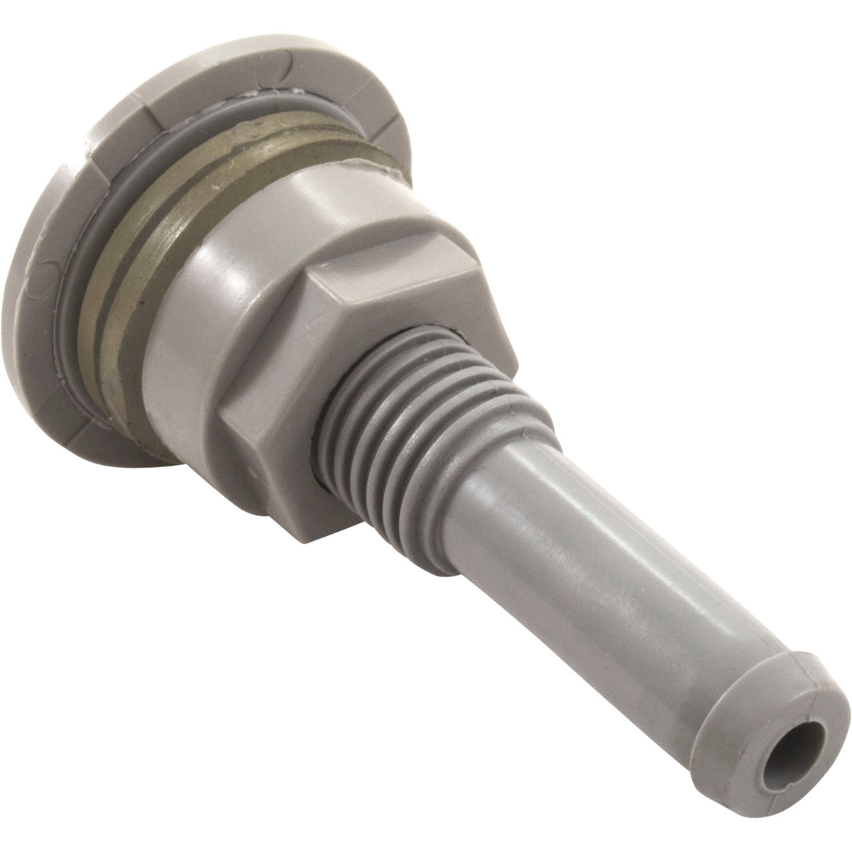 Air Injector, CMP Economy, Single Port, 3/8"fd, 3/8"sb, Gray