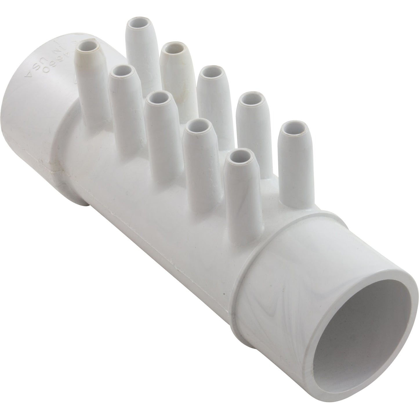 Manifold, 3/8"sb, 10 Port, Flow Thru, 1-1/2"s x 1-1/2"spg