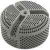 Suction Cover, WW 3-1/2" Ultra Hi-Flo, 2-3/8"hs, Gray