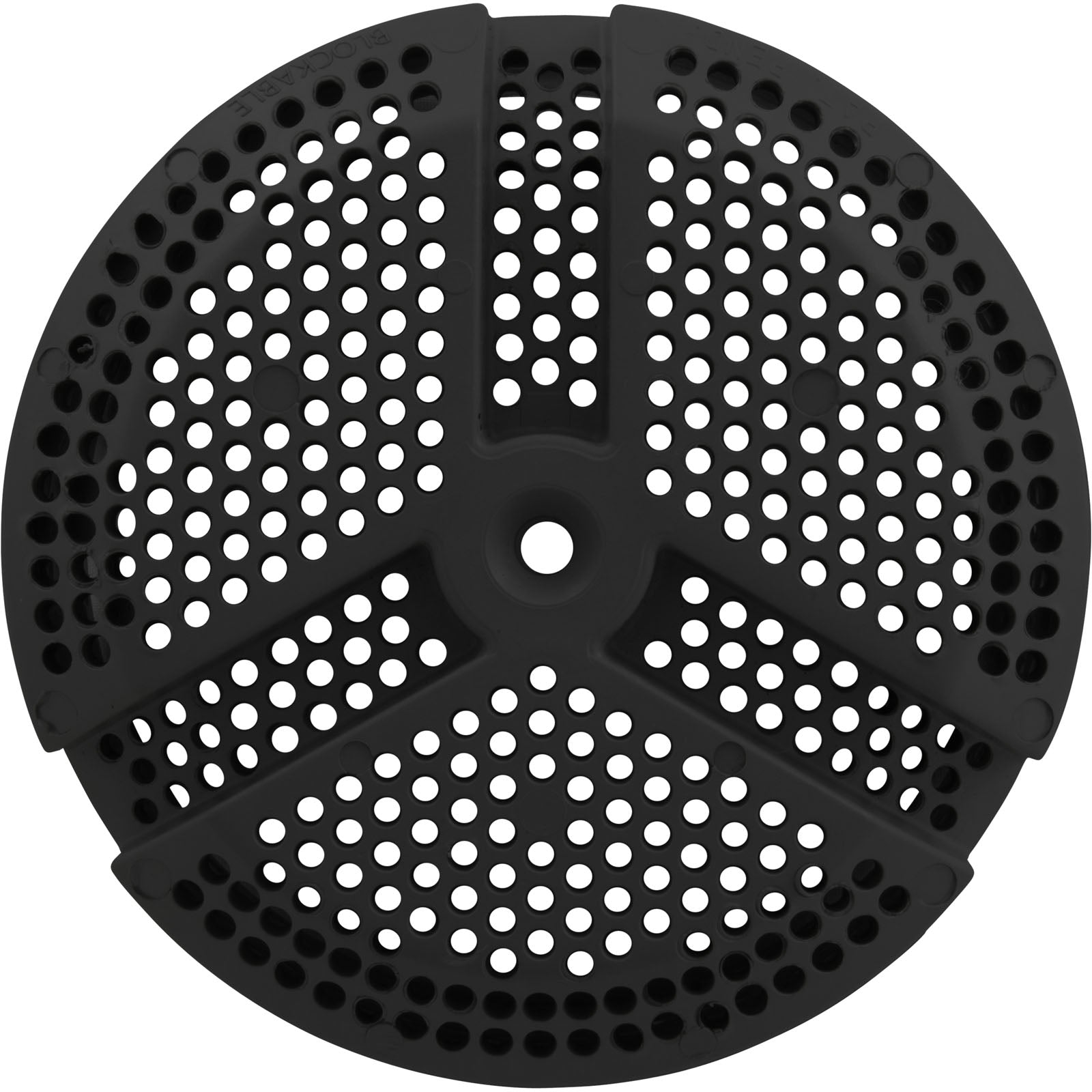 Suction Cover, WW 3-1/2" Ultra Hi-Flo, 2-3/8"hs, Black
