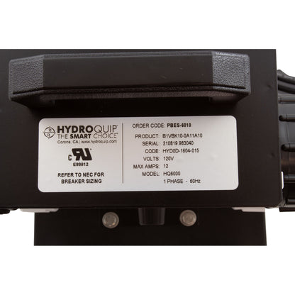 Système de baptême, HQ PBES6010, 1,0 kW, 115 V, 1/6 CV, GFCI 15 pieds