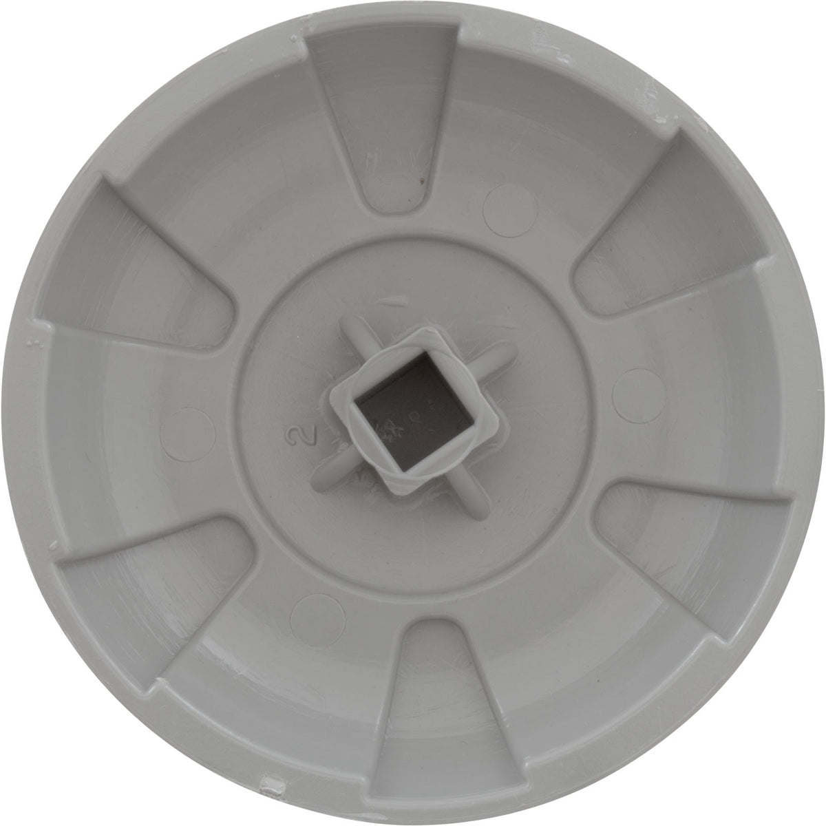 Knob - 6 Spoke Design 1" Diverter Valve - Gray
