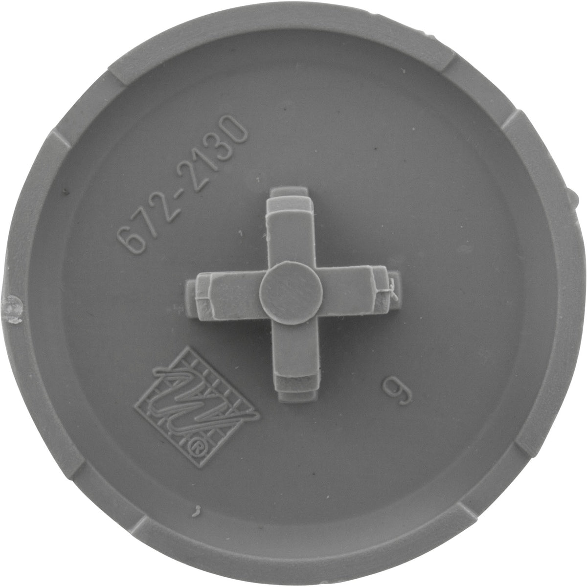 Air Injector Cap, WW, Low Profile, 1-3/4"fd, Gray