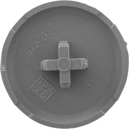 Tapa de inyector de aire, WW, perfil bajo, 1-3/4" fd, gris