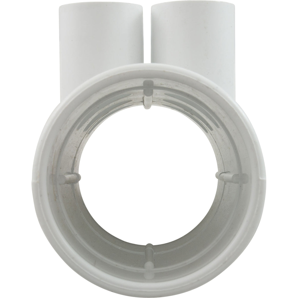 Manifold, 1/2" Slip, 6 Port, Flow Thru, 2" Slip x 2" Slip