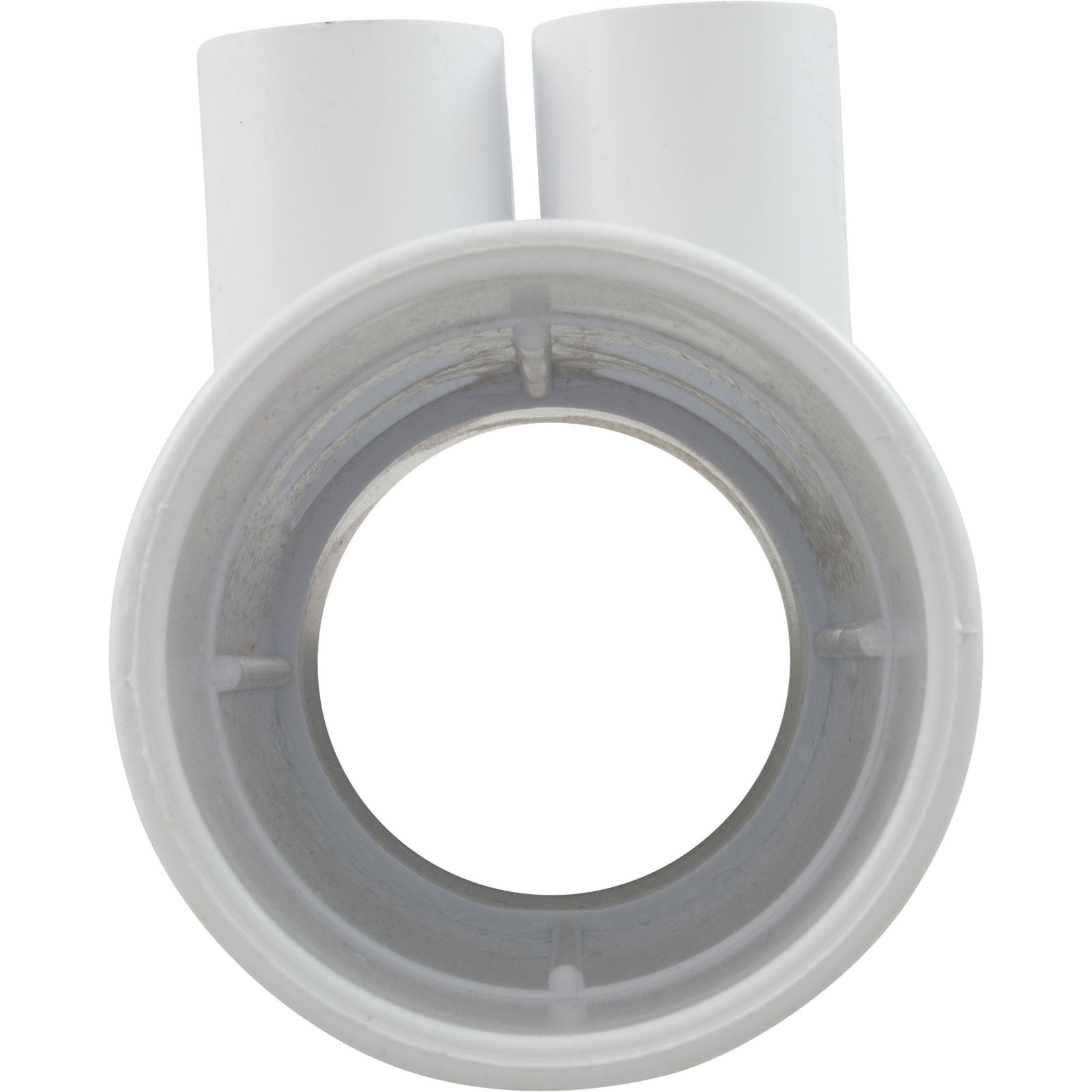 Manifold, 1/2" Slip, 4 Port, Flow Thru, 2" Slip x 2" Spigot