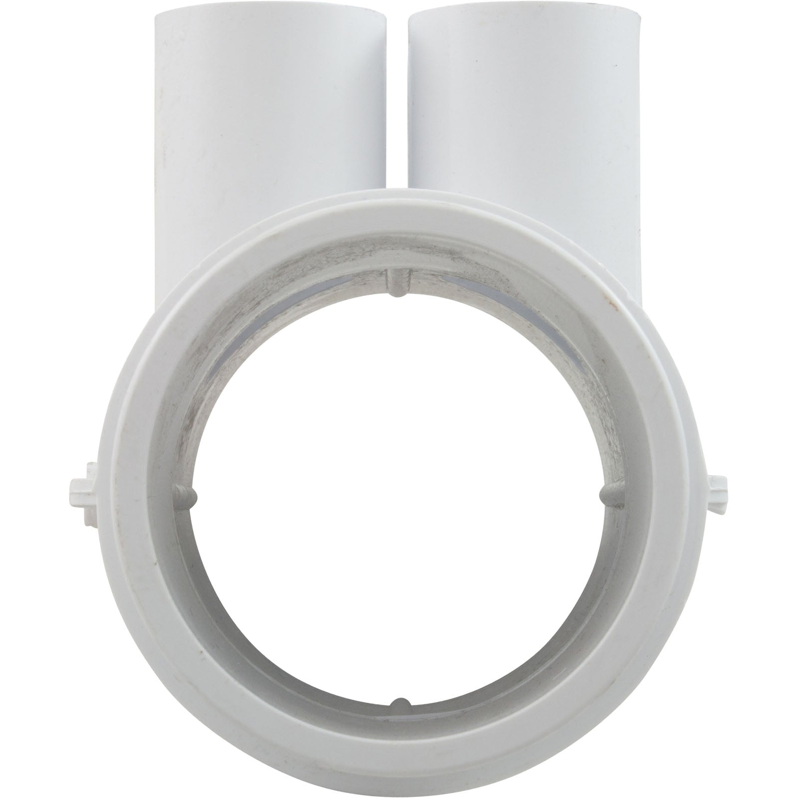 Manifold, 1/2" Slip, 4 Port, Flow Thru, 2" Slip x 2" Spigot