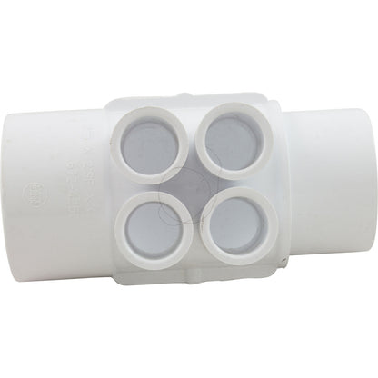 Colector, 1/2" de deslizamiento, 4 puertos, flujo continuo, 2" de deslizamiento x espiga de 2"
