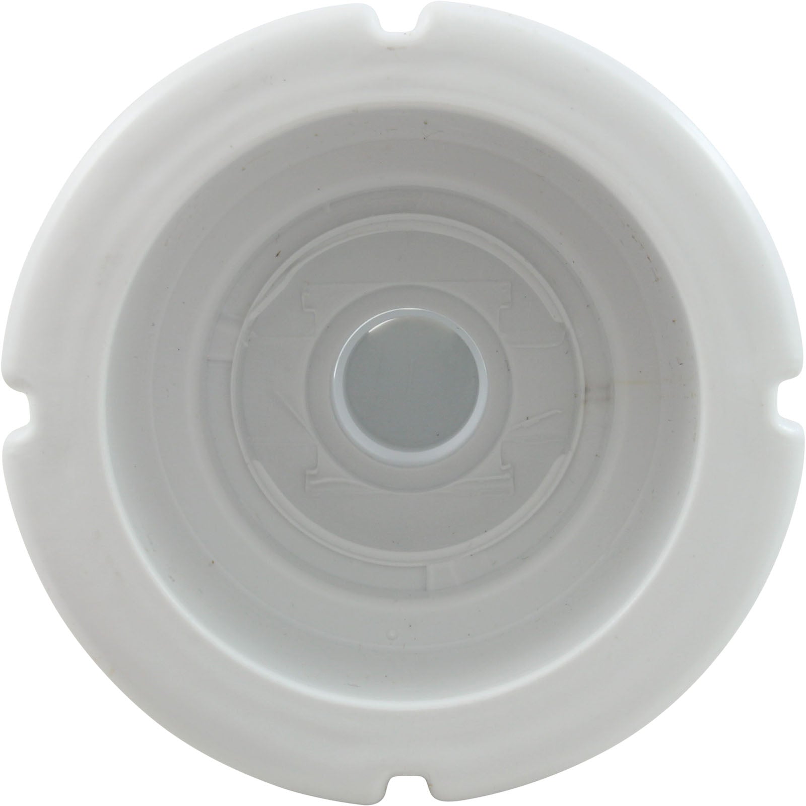 Wall Fitting, WW Poly Storm Gunite, Built-In, Wht, Thread-In