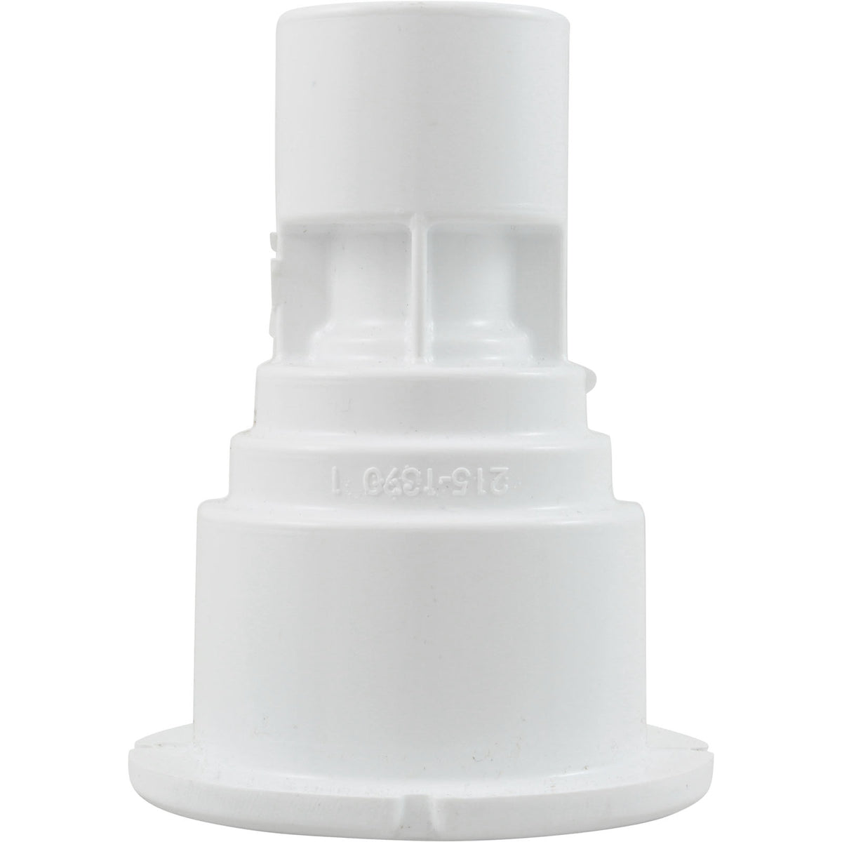 Wall Fitting, WW Poly Storm Gunite, Built-In, Wht, Thread-In