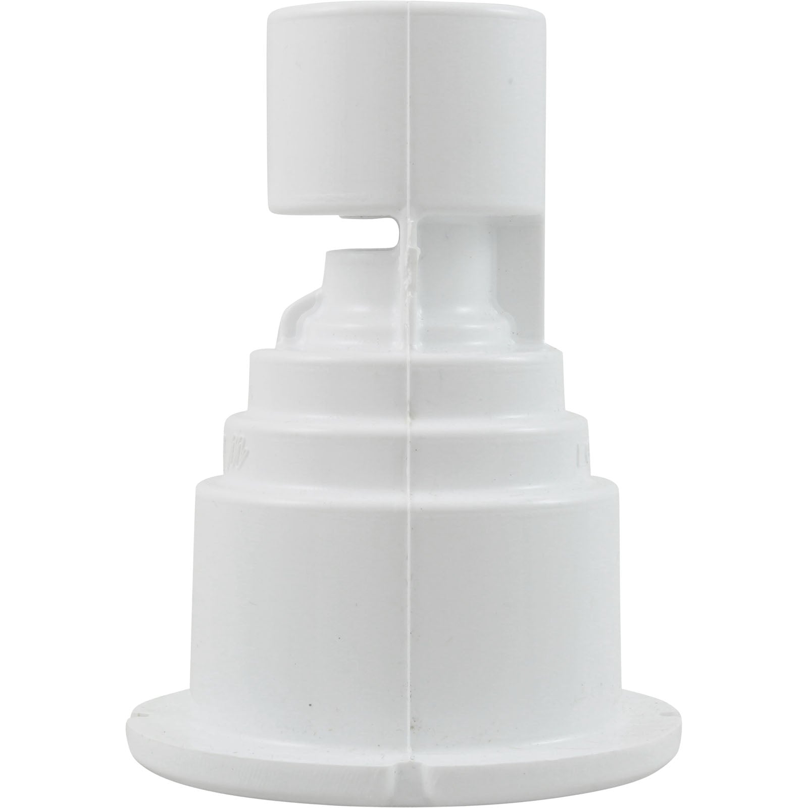 Wall Fitting, WW Poly Storm Gunite, Built-In, Wht, Thread-In