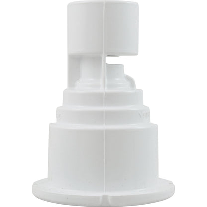 Accesorio de pared, WW Poly Storm Gunite, empotrado, blanco, roscado