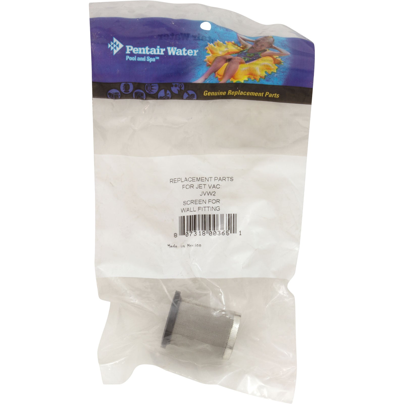 Wall Fitting Screen, Pentair L79BL Cleaner, 1-1/2"