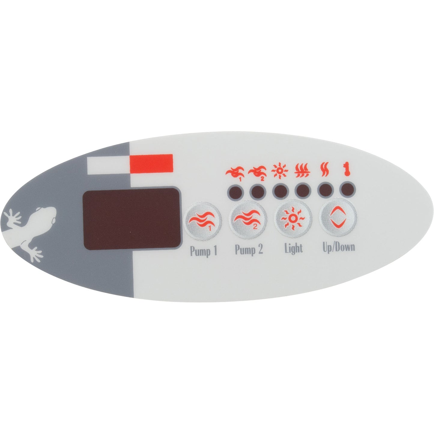 Superposition, Gecko TSC-9-GE2, 4 boutons, P1, P2, lumière