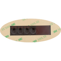 Overlay, Gecko TSC-9-GE2, 4 Button, P1, P2, Light