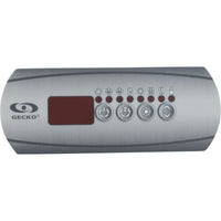 Overlay, Gecko in.k200, 4 Button, P1, P2, Lt, Blue