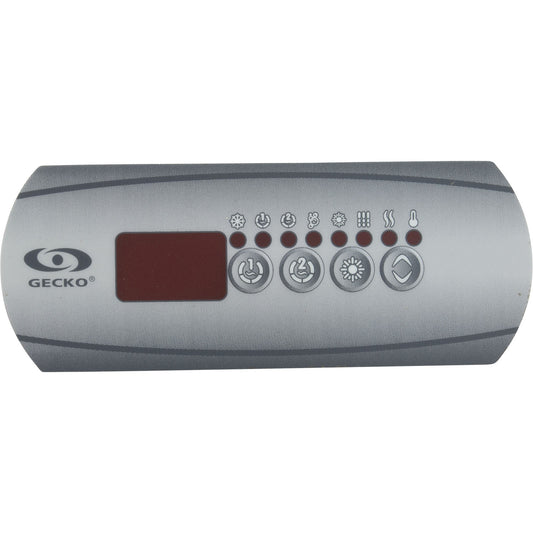 Superposition, Gecko in.k200, 4 boutons, P1, P2, Lt, bleu