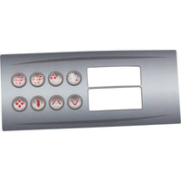 Overlay, Hydro-Quip HT2, 8 Button, Large Rec
