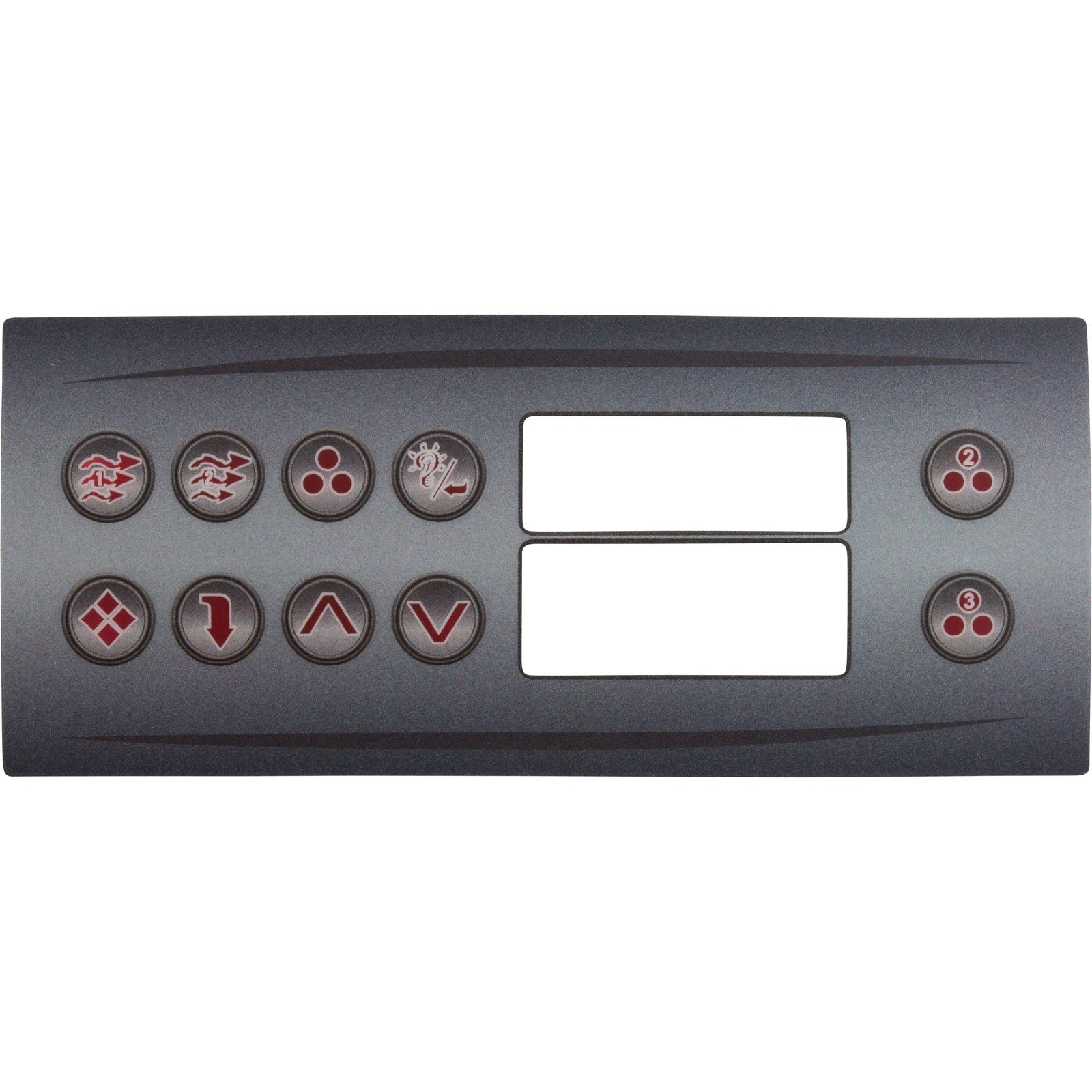 Overlay, Hydro-Quip HT2, 10 Button, Large Rec
