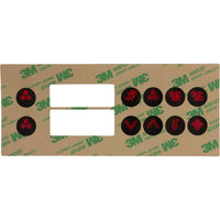 Overlay, Hydro-Quip HT2, 10 Button, Large Rec