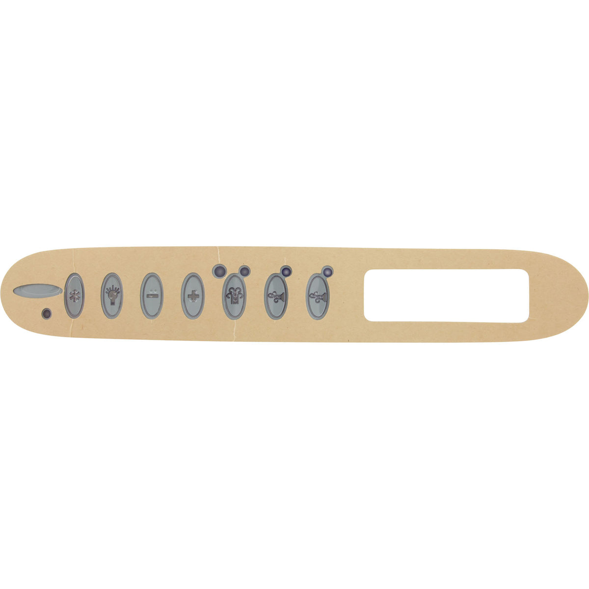 Overlay, Dimension One, TSC-24/K-24, 7 Button, 2 Pump