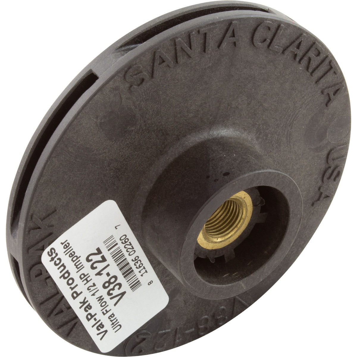 Impeller, Pent Am Prod UltraFlow, 0.5hp, AntiSpin, Generic