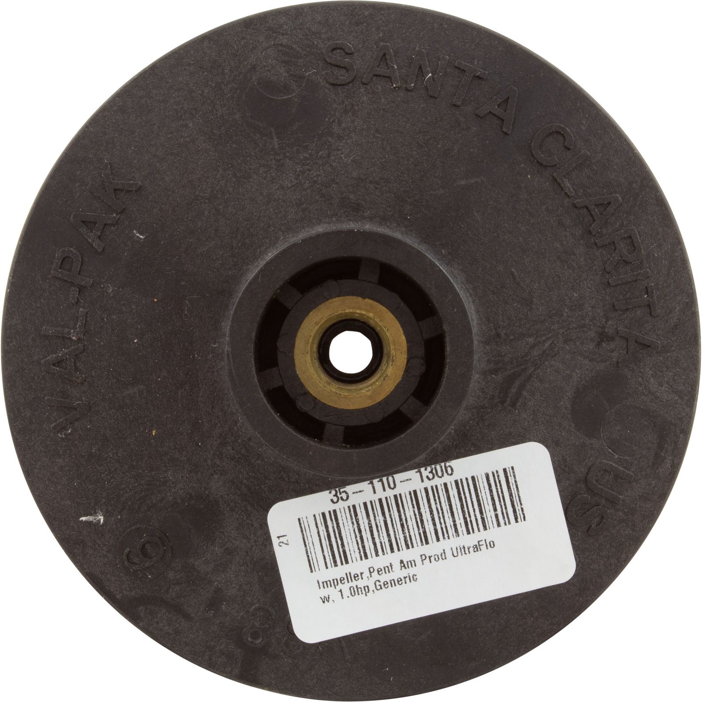 Impeller, Pent Am Prod UltraFlow, 1.0hp, Generic