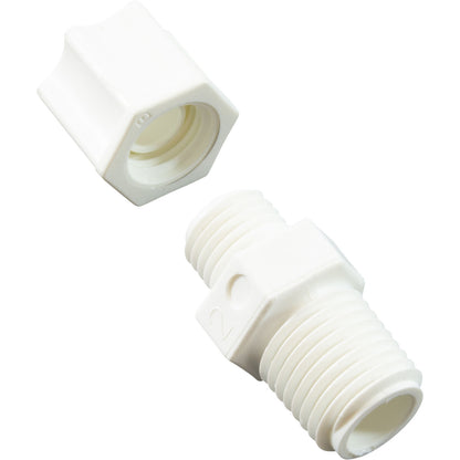 Raccord d'injecteur, Rola Chem, tube 1/4", style ancien