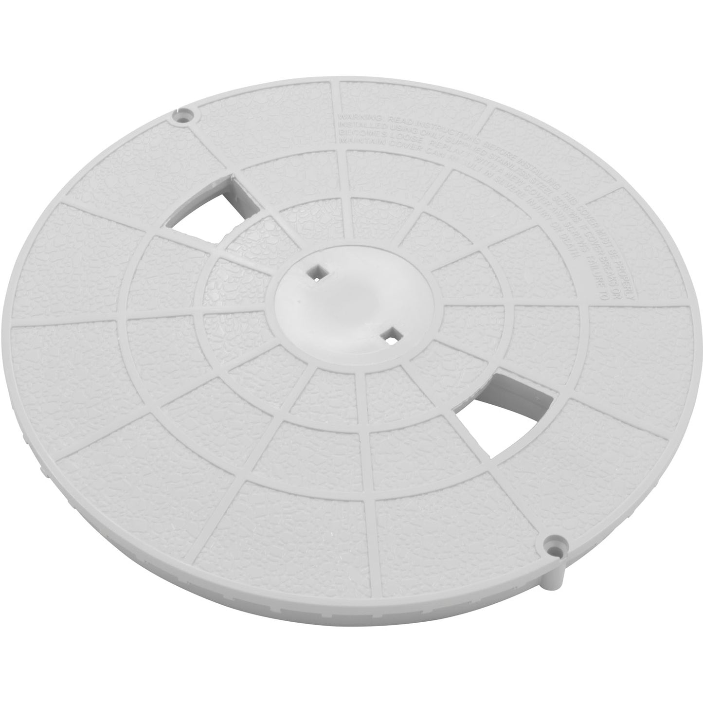 Skimmer Lid, Pentair/PacFab Bermuda, 9-3/16"od, White