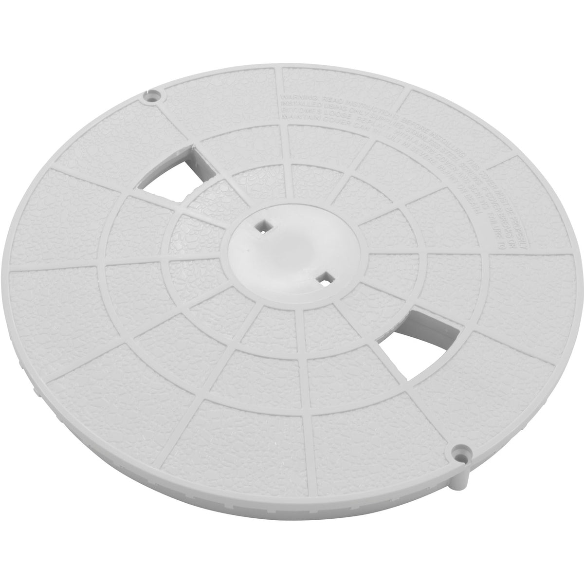 Skimmer Lid, Pentair/PacFab Bermuda, 9-3/16"od, White