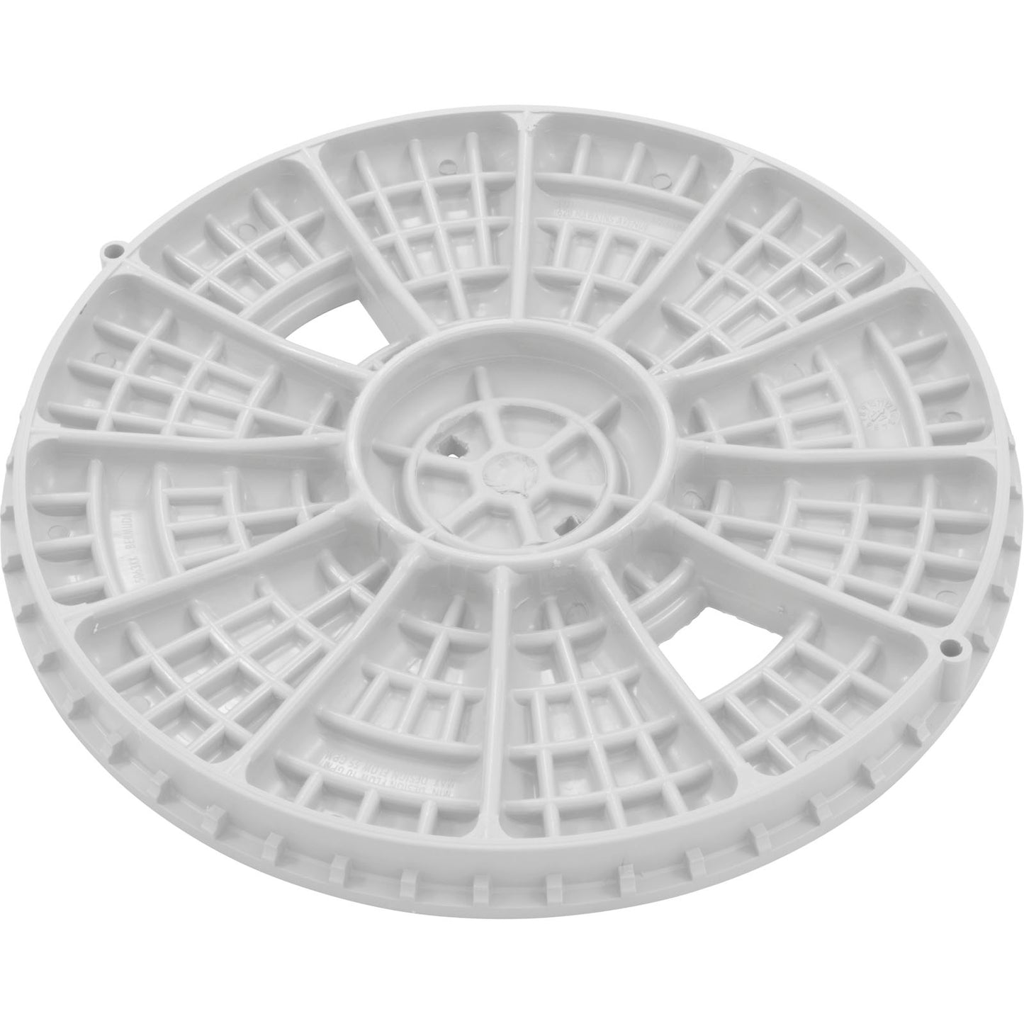 Skimmer Lid, Pentair/PacFab Bermuda, 9-3/16"od, White