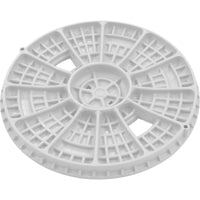 Skimmer Lid, Pentair/PacFab Bermuda, 9-3/16"od, White